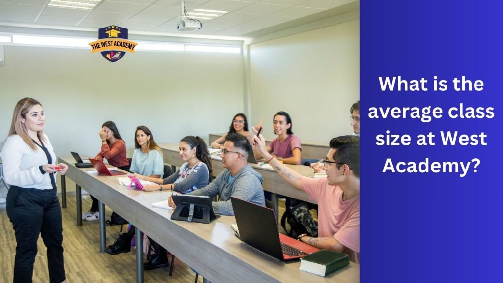 What is the average class size at West Academy